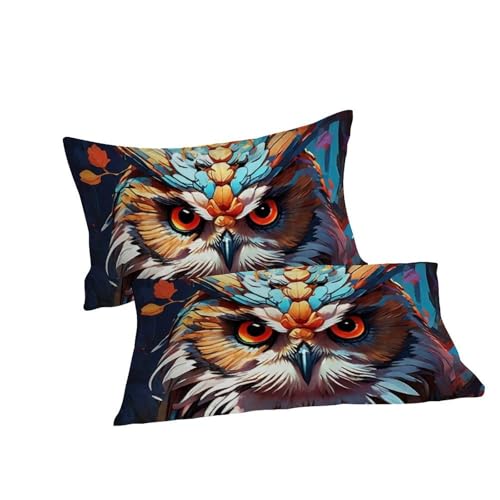 Housse de couette imprimé 3D animaux volants en microfibre douce 200x200 - 7