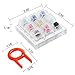 Griarrac Kailh Box Switch Tester Mechanical Keyboards Retooled Sampler 9-Key Switch Testing Tool, with Keycap Puller and 18 O Rings, Navy Jade White Red Black Brown Yellow Blue Orange Switches