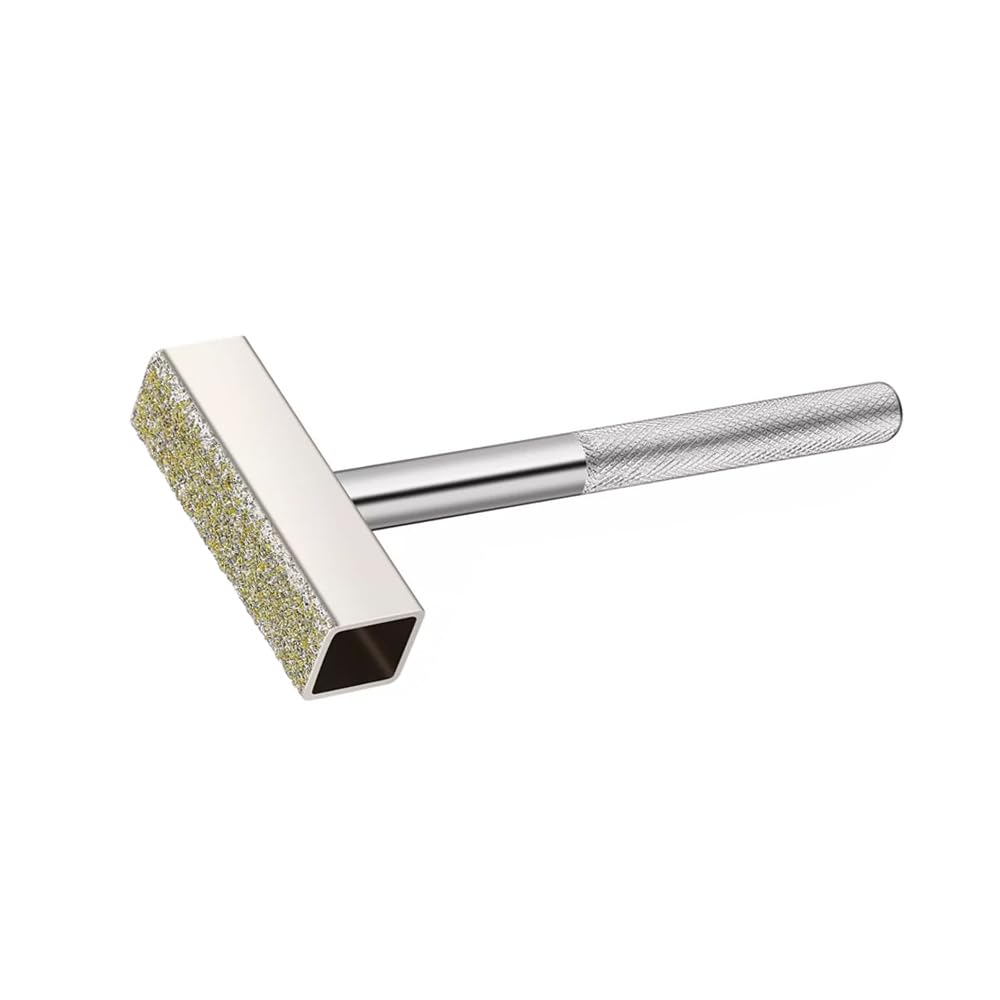 2 PCS Schleifstein-Abrichter, Diamant-Rad-Abrichter zum Schleifen von Entgratungsrädern, 45 x 15 mm