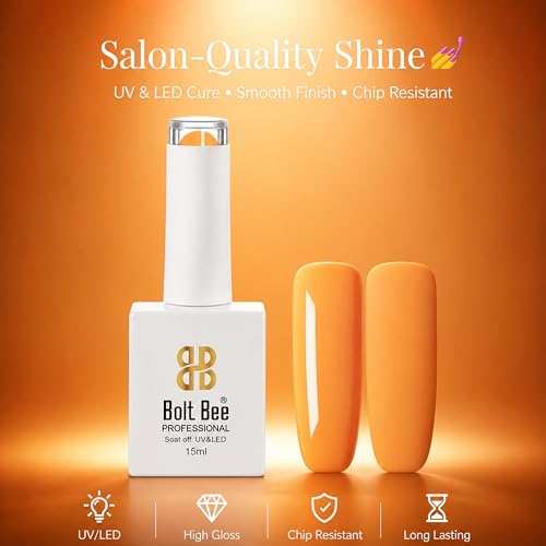 Image of Bolt Bee pastel Color Gel Nail Polish Soak Off UV Gel 15ML DIY at Home Manicure Salon Nail Art