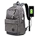 Produktbild GFLD Zaini Casual Daypacks Externe USB-Ladeanschluss männlichen Canvas Rucksack Freizeit Reiserucksack große Kapazität Studententasche