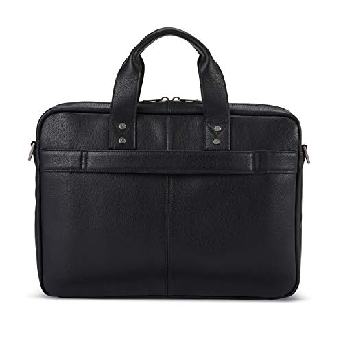 Samsonite Classic Leather Slim Brief, Black, One Size #TOP1