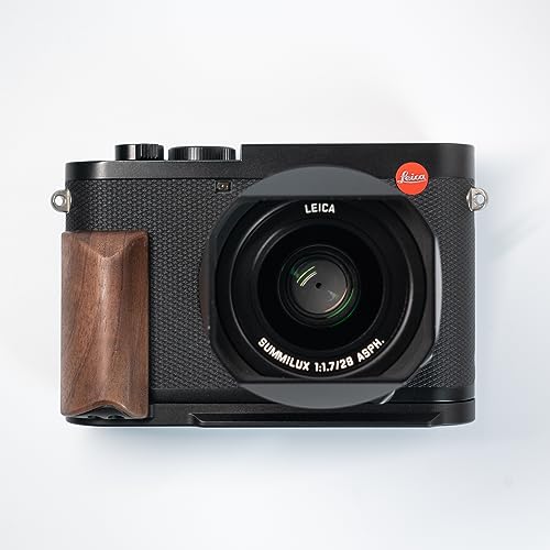 caminstarry Cabo de madeira em L para câmara Q3 Q2, placa-mãe de liga de alumínio (para Q3, nogueira)