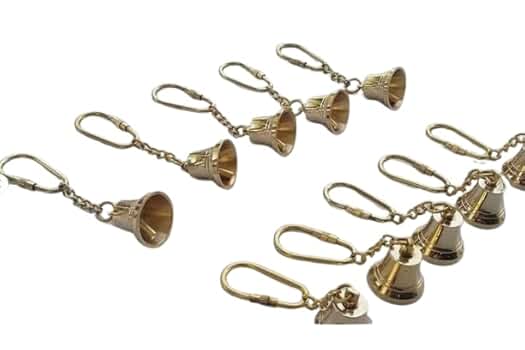 ヴィヴィアンウエストウッド　KENT BRASS KEYRING CLIP Amazon.com: Antique Nautical Vintage Brass Bell KeyChain