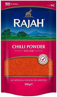 Rajah Spices Chilli Powder | Lal Mirch Powder | Mirch Powder | Chilli | Red Chilli Powder | Hot Chilli Powder | (100g)