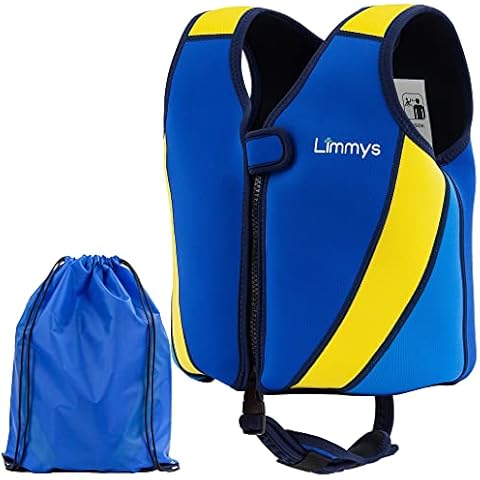 Chaleco de Natación de Neopreno Limmys Premium para Niños con Bolsa Cover