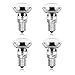 Luxvista Lampadina Riflettore Lampada Lava 30W E14 R39, Dimmerabile E14 Base R39 Lampadina Riscaldante, AC220-240V, Bianco Caldo 2700-2800K (confezione da 4)
