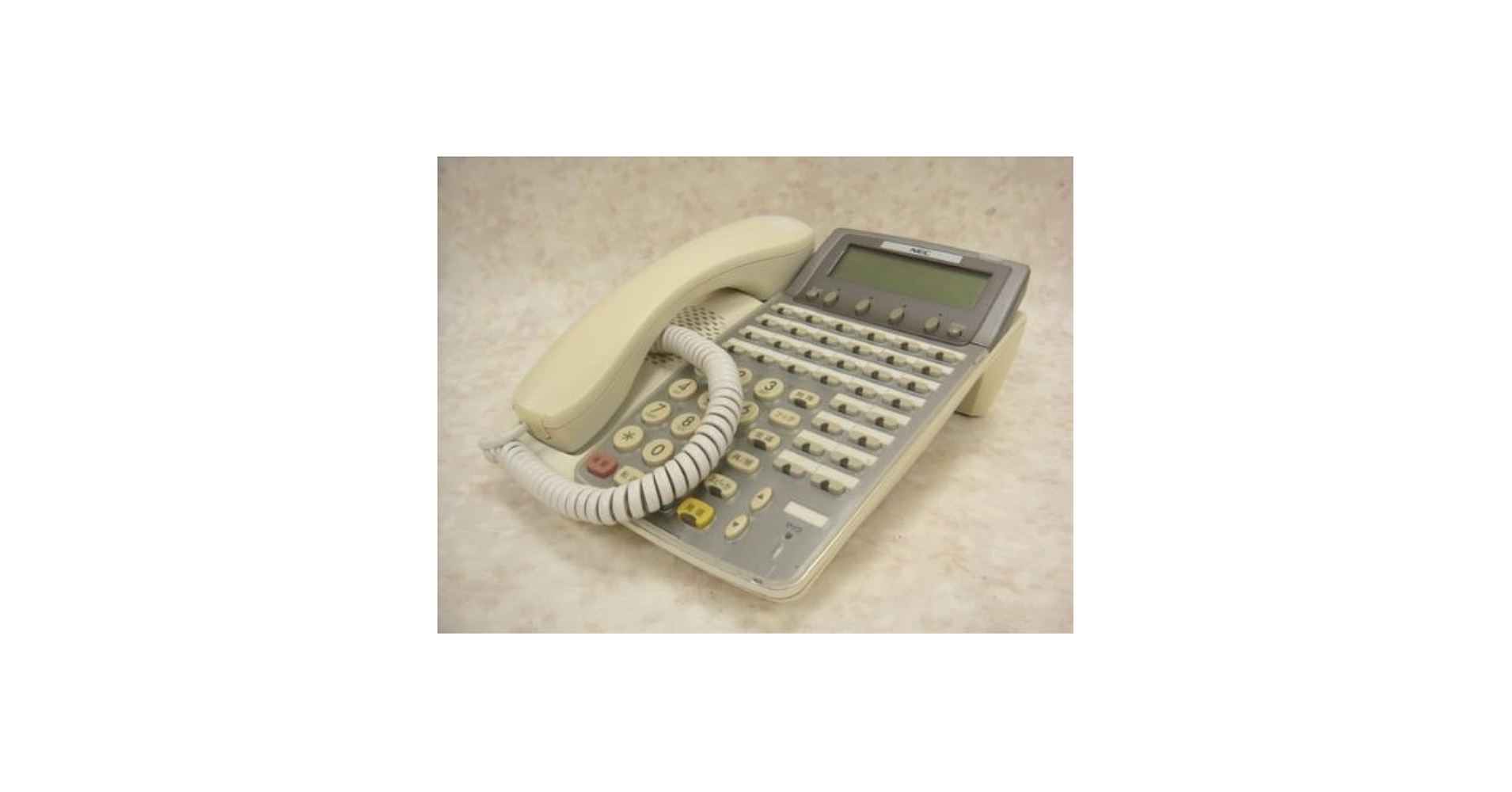 DTR-32K-1D(WH) NEC Aspire Dterm85 32ボタン漢字表示付TEL(WH) [オフィス用品] ビジネスフォン [オフィス用品] DTR-32K-1D(WH) Dterm85 漢字標準電話機｜NEC中古ビジネスフォン