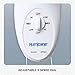 Hurricane Supreme 12” Portable Oscillating Wall Mount Fan, Space Saving, Powerful, and Quiet 3 Speed Airflow, Adjustable Tilt for Home and Workshop