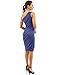 PattyBoutik Women One Shoulder Cocktail Dress (Medium Sapphire Blue Medium)