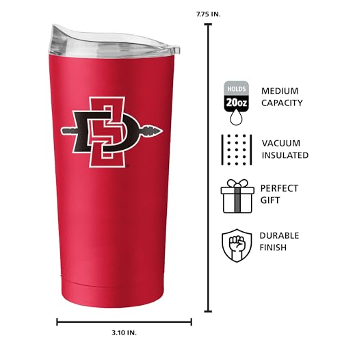 Image of FANMATS NCAA Stainless Steel 20 oz Tumbler - Powder-Coated Finish | Team Color | 20 Fluid Ounces