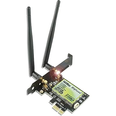 Carte WiFi 6E AX210 Ubit - Bluetooth 5.3, 5374Mbps, PCIe Pour PC Windows