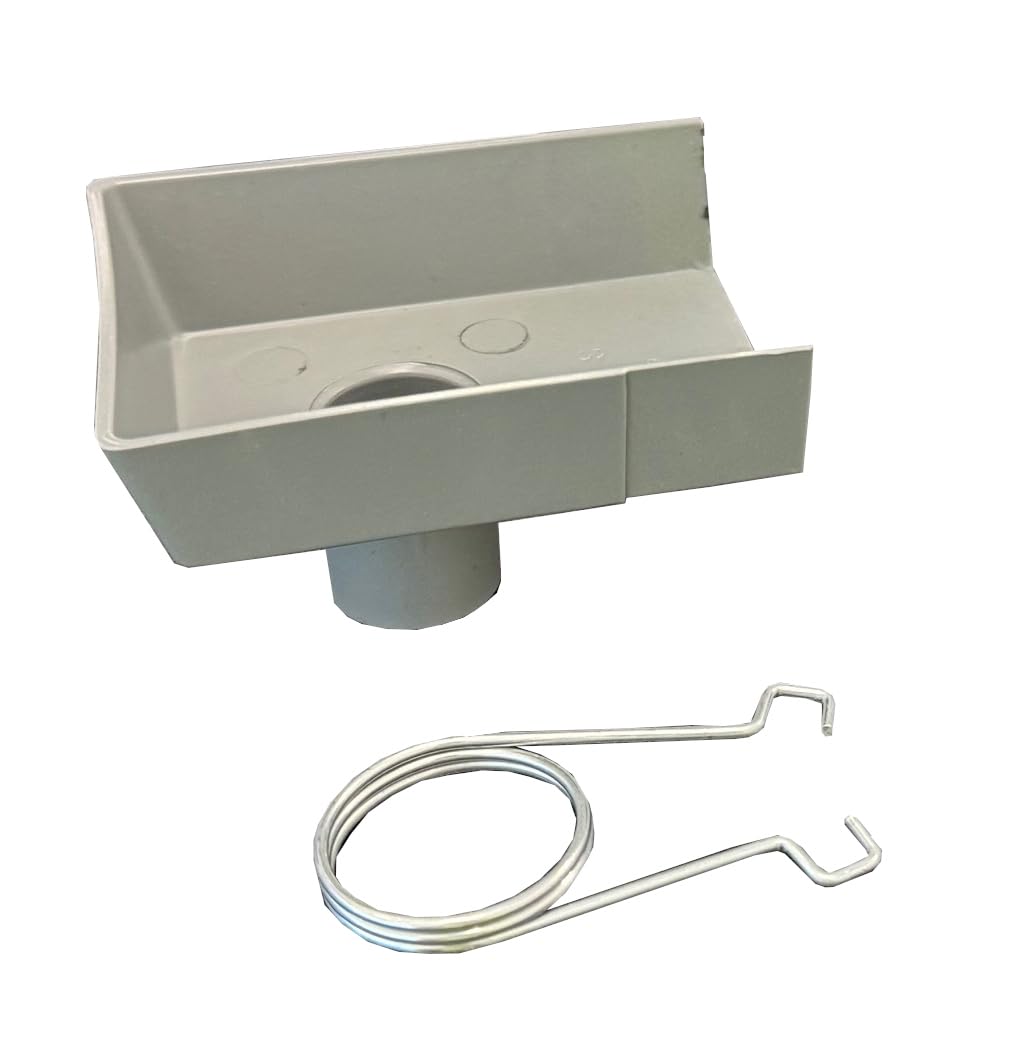 Selections Grey Fixings For 50Mm Greenhouse Guttering Rainwater Diverter Kit
