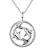 Produktbild SIX Damen Halskette, Gliederkette, Sterling Silber, 925er Silber, Gliederkette, Horoskop, Sternzeichen, Fisch, silber (386-274)
