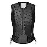 byepica Impact Resistant Riding Vest - Lightweight Polyester Safety Gear for Equestrians - 6 Sizes, Zip Closure
