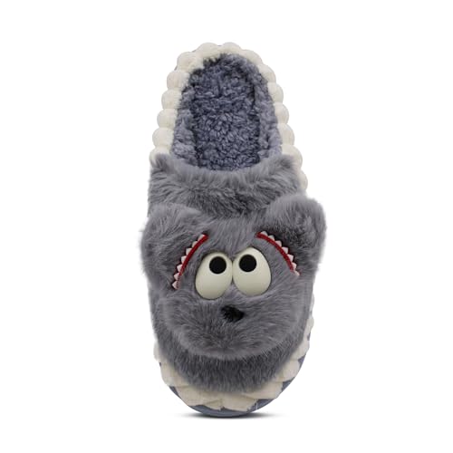 Image of VRITRAZ Women's Comfort Slip On Closed Toe Warm Winter House Clog Indoor Slipper with Cute Print and Degins