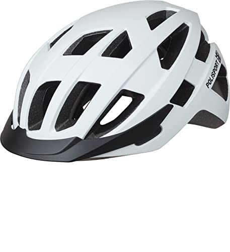 Casque vélo urbain Polisport City Move blanc pour le vélotaf quotidien