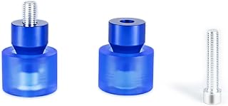 Decorative Wheel M12 Screw Install on Engine Guard Saddlebag Guard for Harley-Davidson Touring Street Glide Road Glide Road King Electra/Ultra Models (Blue)