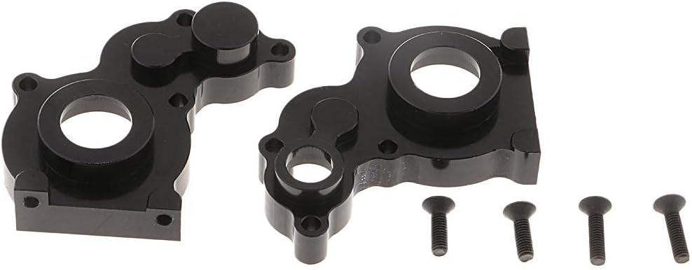 SCX10 Aluminum Transmission Housing, Black for 1/10 Car Model