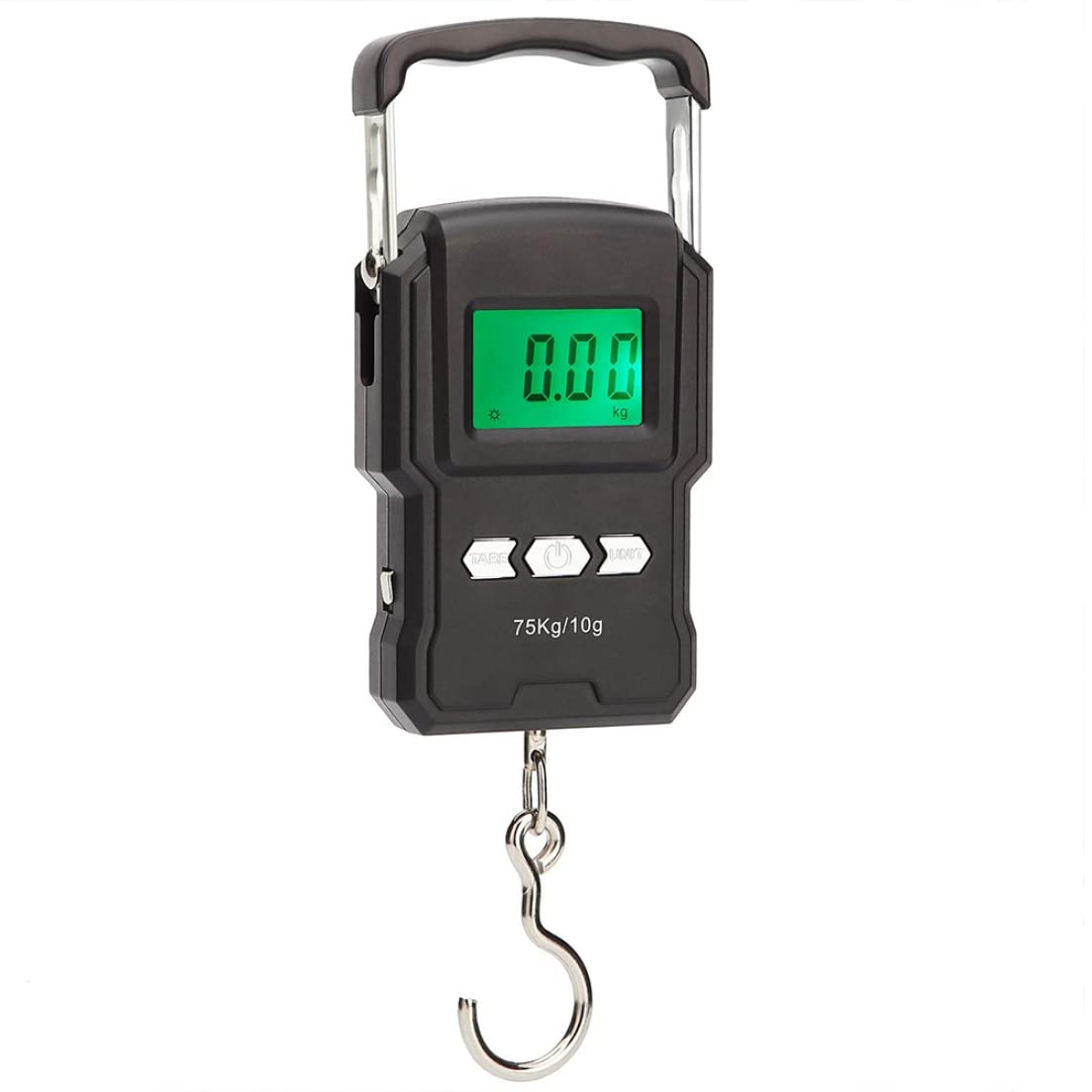 Waterproof Fish Scale Digital with Backlit LCD Display,with Measuring Tape Ruler for Hunting Postal Kitchen