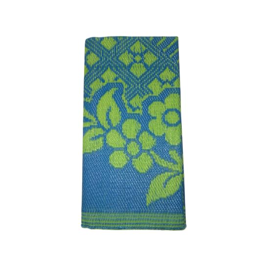 Chatai Floral Woven Mat, Multicolour 6x3 Feet Traditional Style Floor Sitting Mat-image-41