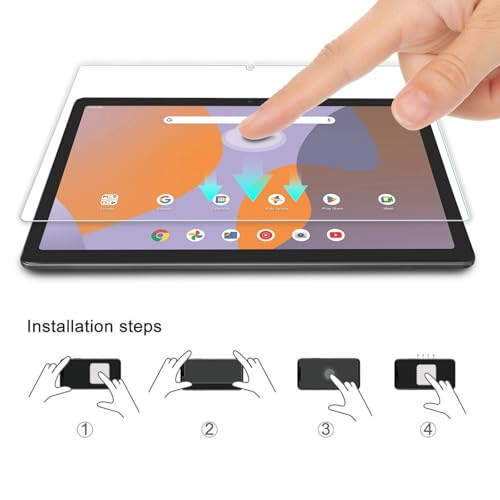 WD&CD 2 Pack Screen Protector Compatible with Onn 10.1 Inch Tablet (2024 Model 100135925), Tempered Glass Film Replacement for Onn 10.1 Inch Tablet 2024【Anti Scratch 】【Anti Bubble】【High Definition】 by WD&CD - Image 2