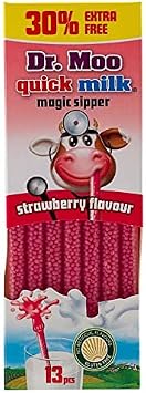 QUICK MILK MAGIC SIPPER STRAWS INSTANT FLAVOURS | NUMBER OF PACKS 02 STRAWBERRY STRAWS
