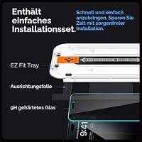 Spigen EZ Fit Sichtschutzfolie [2 Stück] für iPhone 15 Pro – Ansicht 6