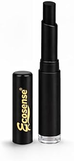 Ecosense Beard Touch Up Stick for Men | Grey Beard Cover Pen | Natural Looking Beard Colour | Instant Beard & Moustache Filler | Black 3g