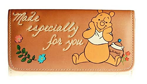 Winnie The Pooh Cartoon Character Themed Trifold Clutch Wallet