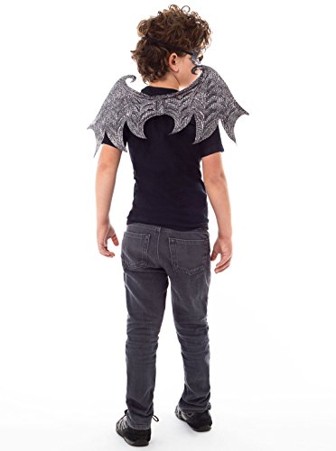 Little Adventures Reversible Dragon Mask And Wing Sets For Boys & Girls (Ages 3-8) (Black) #TOP1