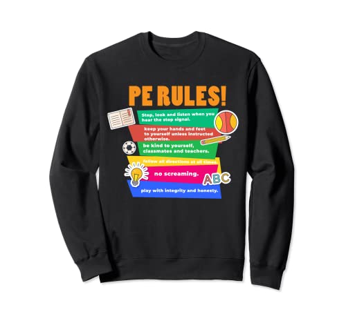 Educación Física PE Teacher Shirts Ideas de regalo Sudadera