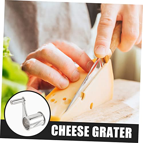 Ciieeo Rallador Giratorio de Acero Inoxidable 2 piezas miniatura 4