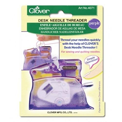 MACOSKI Supplies for Clover Purple Desk Needle Threader Item 4071 DIY for Sewing Machines Accessories