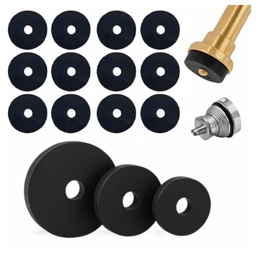 Mario10 Juego de arandelas de goma de 24 piezas – Anillos de sellado planos de 3/8, 1/2 y 3/4 pulgadas para fregaderos de baño y cocina, grifos, cabezales de ducha y reparaciones de fontanería, juntas