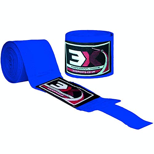 3X Professional Choice Envolturas de Mano de Boxeo elástico MMA Guantes Interiores rápidos Protector de puño Puños de muñeca Vendas Mitones