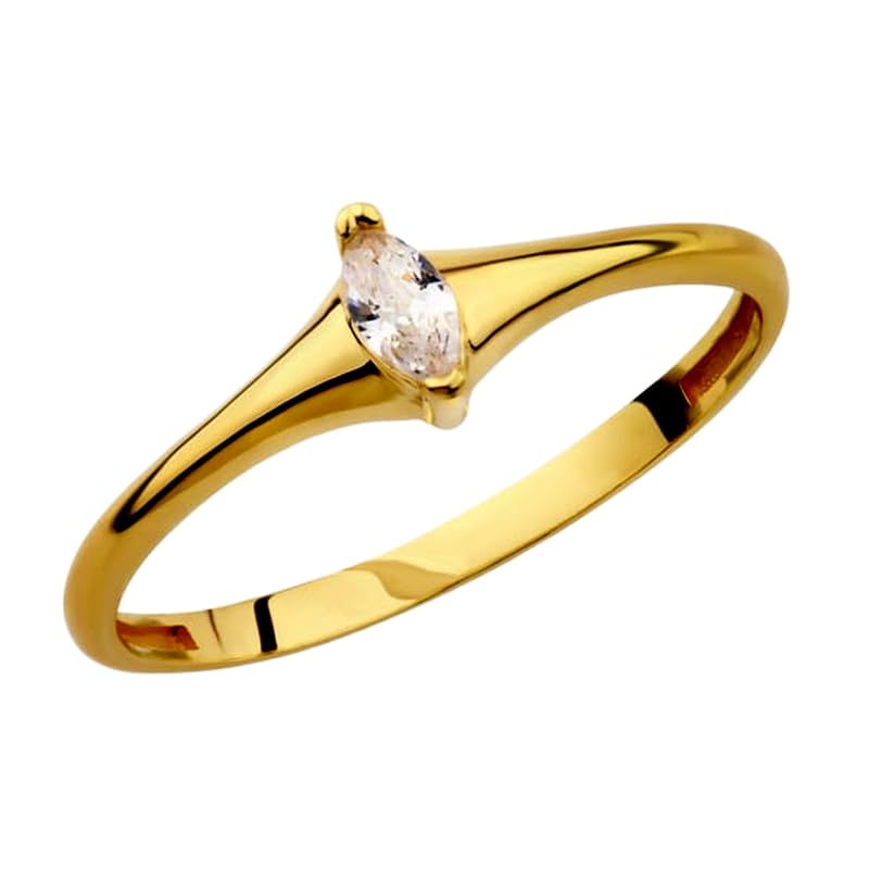 Bague imposante en argent 925 avec pierre CZ transparente, le cadeau idéal