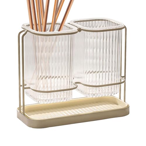 Soporte para palillos para lavavajillas, organizador de cubiertos, soporte para cubiertos de cubiertos, para encimera, fregadero, escritorio, interior, cocina en casa