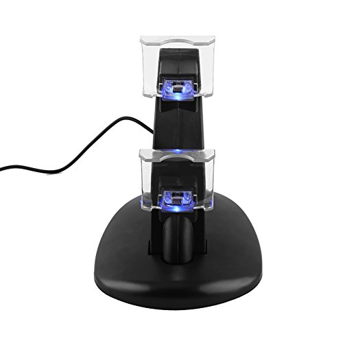 Dock station d'accueil double port USB manette PS4 Slim Pro - 2