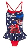 Licencia oficial: nuevo traje de baño milagroso que es un auténtico diseño milagroso totalmente aprobado. Este diseño es súper divertido y super lindo con una falda adjunta en un estampado de lunares completos. Perfecto para vacaciones junto a la piscina o playa o para usar para ir a los baños.
