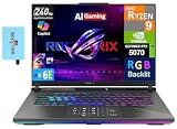ASUS ROG Strix G16 AI Gaming Laptop 16.0" 240Hz IPS WQXGA Display (AMD Ryzen 9 9955HX, GeForce RTX 5070 8GB, 32GB DDR5, 1TB PCIe SSD, RGB KB, WiFi 6E, Win 11 Pro) w/DKZ USB Port Expander