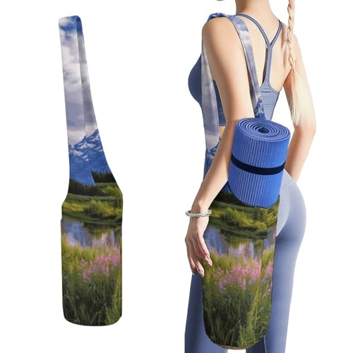 Sac de tapis de yoga imprimé parc national pour la plage et le voyage