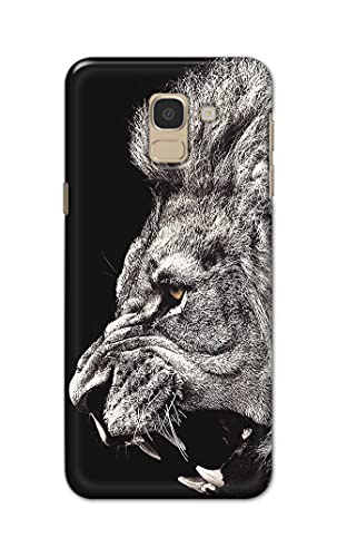 Image of Roaring Lion Hard Back Case Cover for Samsung Galaxy J6 (2018) (5.6 inch) / Samsung On 6 (2018), J600F / DS Back Cover -(J5) VNS2225