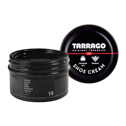 Tarrago | Basic Shoe Cream 50 ml | Crema Protectora para Calzado de Cuero | Betún para Zapatos | Cuidado del Calzado | Nutre, Repara y Protege | Abrillantador | Color Negro