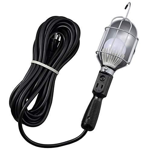 ハタヤ (HATAYA) 照明 白熱灯 屋内用 60W 全光束590Lm コード5m 太さ1.25㎟ コンセント1個 コンセント内蔵型 手元スイッチ 作業灯 ワークライト ハンドランプ 業務用 プロ用 工場用 建設現場 補助コードハンドランプ CM-0 電球なし ハタヤ (HATAYA) 照明 白熱灯 屋内用 60W 全光束590Lm コード5m 太さ1.25㎟ コンセント1個 コンセント内蔵型 手元スイッチ 作業灯 ワークライト ハンドランプ 業務用 プロ用 工場用 建設現場 補助コードハンドランプ CM-0 電球なし