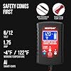 1.75-Amp Car Battery Charger, 6V and 12V Smart Fully Automatic Battery Charger Maintainer, Trickle Charger, Battery Desulfator for Car, Lawn Mower, Motorcycle, Boat, Marine Lead Acid Batteries - Image 6