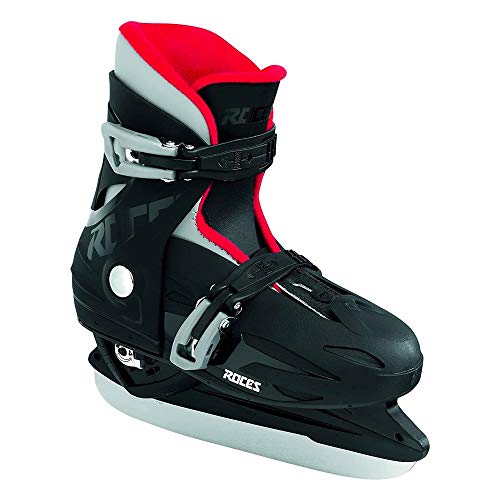 Roces Kinder Schlittschuhe MCK II H Größenverstellbar, Black-Red, 30/35,...
