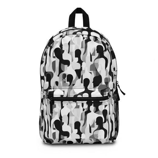 How to draw a backpack step by step Monochrome Silhouette Pattern Backpack