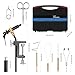 doorslay Fly Tying Tools Kit 8PCS with Fly Tying Vise All Purpose Scissors All Purpose Bobbin Hair Trimmer Hackle Plier Bodkin Hair Stacker Bobbin Threader Plastic Box (8 Pieces)