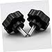 Alipis 6pcs Plum Blossom Shaped Knobs for Easy Hand Tightening Ergonomic Clamping Knobs Plastic Handles for Mechanical Equipment and Food Industry